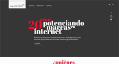Desktop Screenshot of manifesto.com.ar
